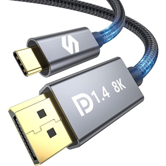 Silkland USB C to DisplayPort 1.4 Cable 8K 6.6ft - Picture 1 of 10